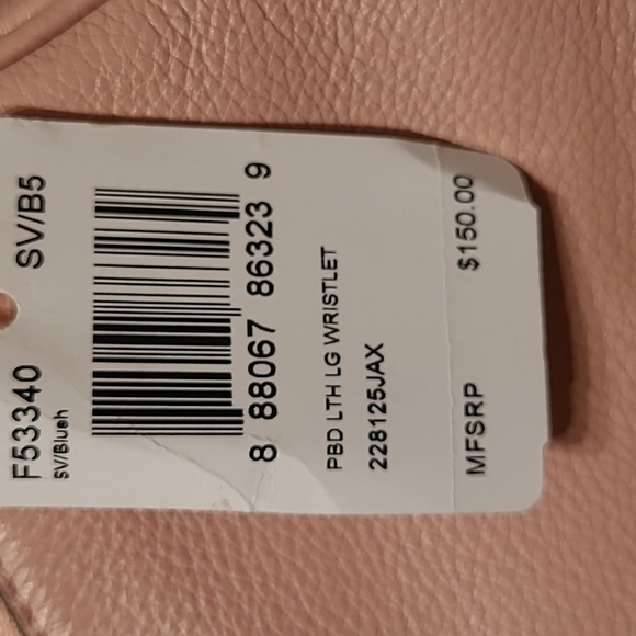 NWT Coach pink pebble leather bag - Picture 6 of 8